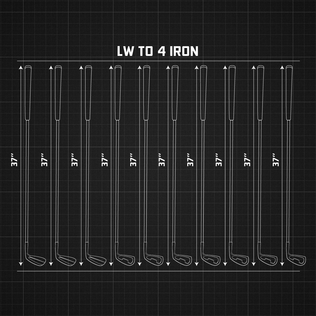Custom Origin Same Length Irons - Chrome